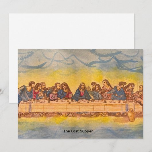 The Last Supper- Artwork Einladung (Vorne/Hinten)