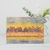 The Last Supper- Artwork Einladung (Stehend Vorderseite)