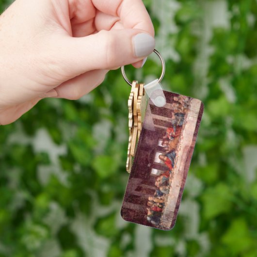 The Last Supper by Leonardo da Vinci, Renaissance Schlüsselanhänger (Hand)