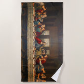 The Last Supper by Leonardo da Vinci Strandtuch (Vorderseite)