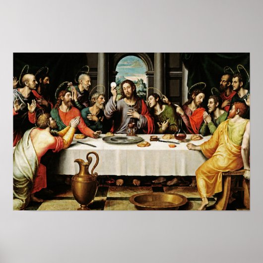 The Last Supper Eucharist - La Ultima Cena Poster (Vorne)