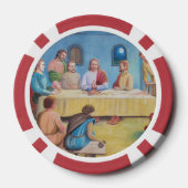The Last Supper: Jesus and the Disciples Pokerchips (Rückseite)