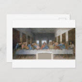 The Last Supper, Leonardo da Vinci, 1495-1498 Postkarte (Vorne/Hinten)
