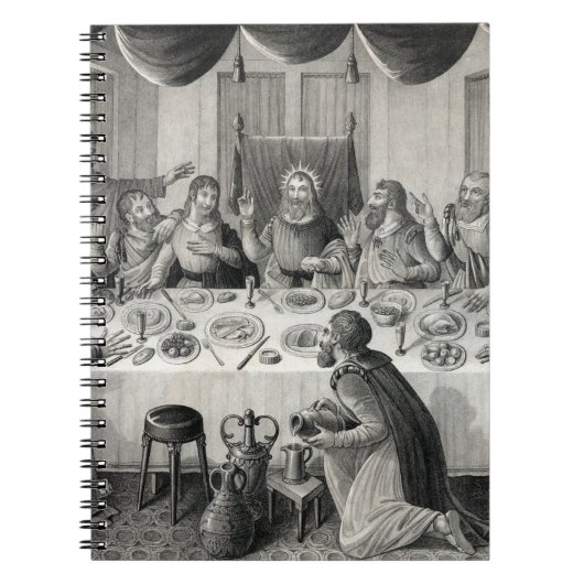 "The Last Supper" Notebook Notizblock (Vorderseite)