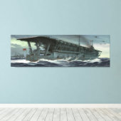 The last voyage of the Kaga Print Leinwanddruck (Insitu (Holzboden))