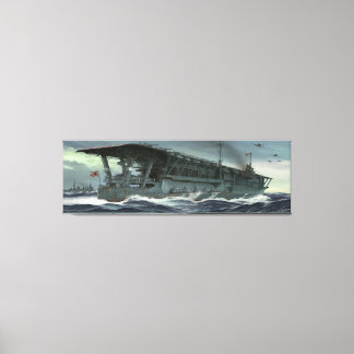 The last voyage of the Kaga Print Leinwanddruck