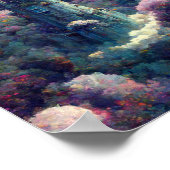 The Lavender Castle Fantasy Poster (Ecke)