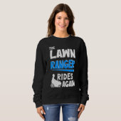 The Lawn Ranger Rides Again   Mowing lawns Men Sweatshirt (Vorne ganz)