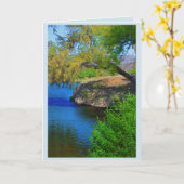 The Leaning Tree 5 x 7 Card Karte (Gelbe Blume)