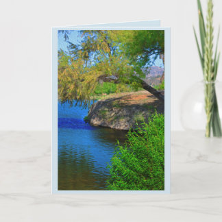 The Leaning Tree 5 x 7 Card Karte