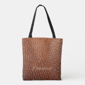 The Leather Look/Personalized Tote Bag Tasche (Rückseite)