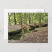 The Ledges, Cuyahoga Valley Nat'l Park OH Postkart Postkarte (Vorne/Hinten)