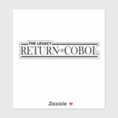 The Legacy: Return of Cobol Programming Language Aufkleber (Blatt)