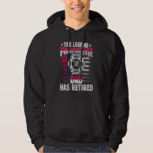 The Legend Firefighter Dad Has Retired  Retired Da Hoodie (Vorderseite)