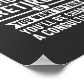 The legend Has Offially Retired Poster (Ecke)