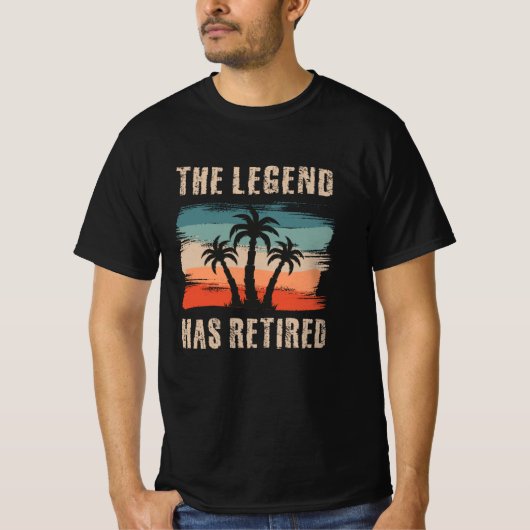 The legend has retired, Retiree T-Shirt (Vorderseite)