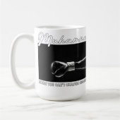 The legend Muhammad Ali Kaffeetasse (Links)