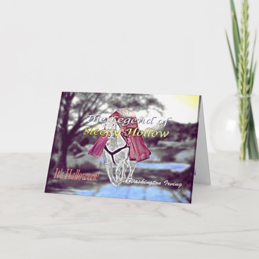 The Legend of Sleepy Hollow: Es ist Halloween! Karte (Vorderseite)