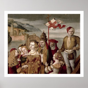The Legend of St. Ursula, c.1530 (Öl auf Tafel) Poster