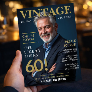 The Legend Turns 60 Invite Einladung