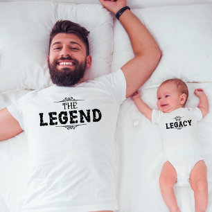 The Legend Vatertag Herren Weiß T-Shirt