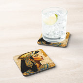 "The Legendary Cleopatra VII" Getränkeuntersetzer (Rechte Seite)