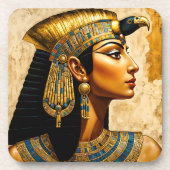 "The Legendary Cleopatra VII" Getränkeuntersetzer (Vorderseite)