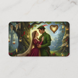 The Legendary Romance of Sherwood Forest Bookmark Visitenkarte