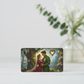 The Legendary Romance of Sherwood Forest Bookmark Visitenkarte (Stehend Vorderseite)