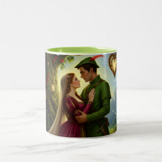 The Legendary Romance of Sherwood Forest Zweifarbige Tasse