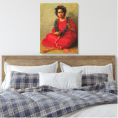 The Lei Maker, 1901 von Theodore Wores Leinwanddruck (Insitu (Schlafzimmer))