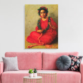 The Lei Maker, 1901 von Theodore Wores Leinwanddruck (Insitu (Wohnzimmer))