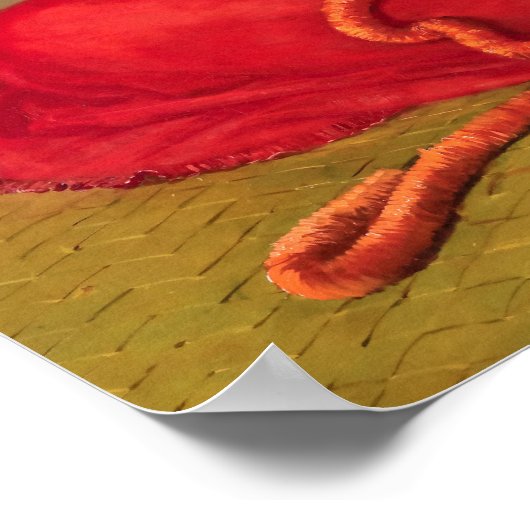 The Lei Maker, 1901 von Theodore Wores Poster (Ecke)