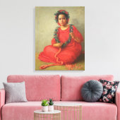 "The Lei Maker" - Theodore Wores Leinwanddruck (Insitu (Wohnzimmer))