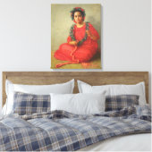 "The Lei Maker" - Theodore Wores Leinwanddruck (Insitu (Schlafzimmer))