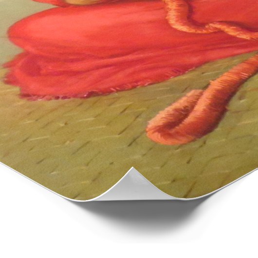 "The Lei Maker" - Theodore Wores Poster (Ecke)