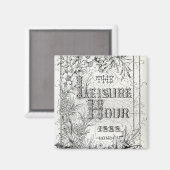 The Leisure Hour, London, 1888 Magnet (Vorderseite/Rückseite)
