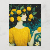 The Lemon Goddess Postkarte (Vorderseite)