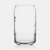 The Leprechaun holding a shamrock Dosenglas (Links)