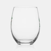 The Leprechaun with a shamrock Weinglas Ohne Stiel (Links)