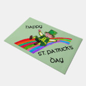 THE LEPRECHAUN'S RAINBOW  FUßMATTE (Schrägansicht)