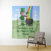 The Leprechauns St Patrick's Day Party Wandteppich (Beispiel)