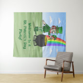 The Leprechauns St Patrick's Day Party Wandteppich (Beispiel (Horizontal))