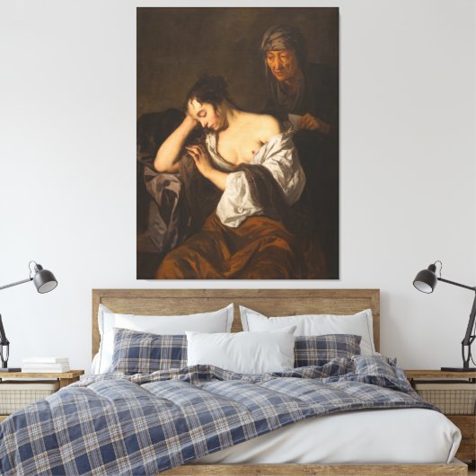 The Letter (between 1650 and 1660) Leinwanddruck (Insitu (Schlafzimmer))