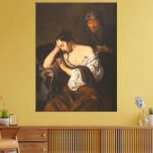 The Letter (between 1650 and 1660) Leinwanddruck (Insitu (Wohnzimmer))