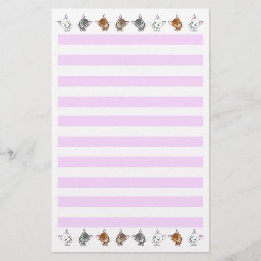 The letter paper of the cats briefpapier (Vorderseite)