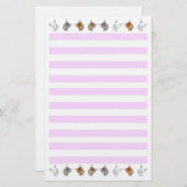 The letter paper of the cats briefpapier (Vorne/Hinten)