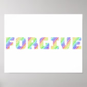 The Liberating Act: Allow Yourself to FORGIVE Rain Poster (Vorne)