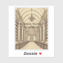 "The Library" Academia Buchzeichen