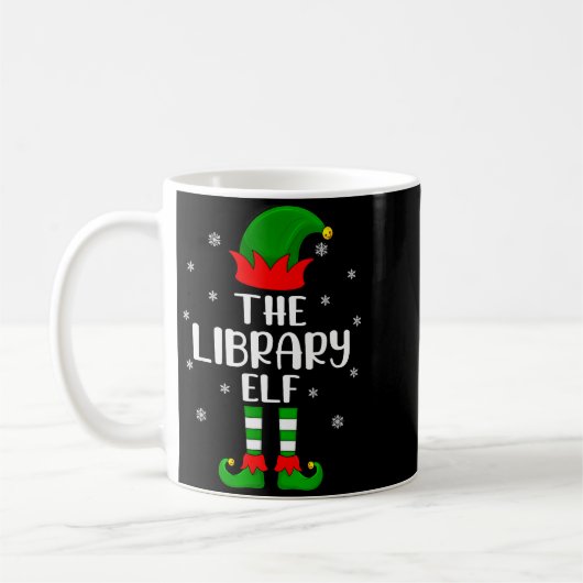 The Library Elf Christmas Party Matching Family Xm Kaffeetasse (Links)